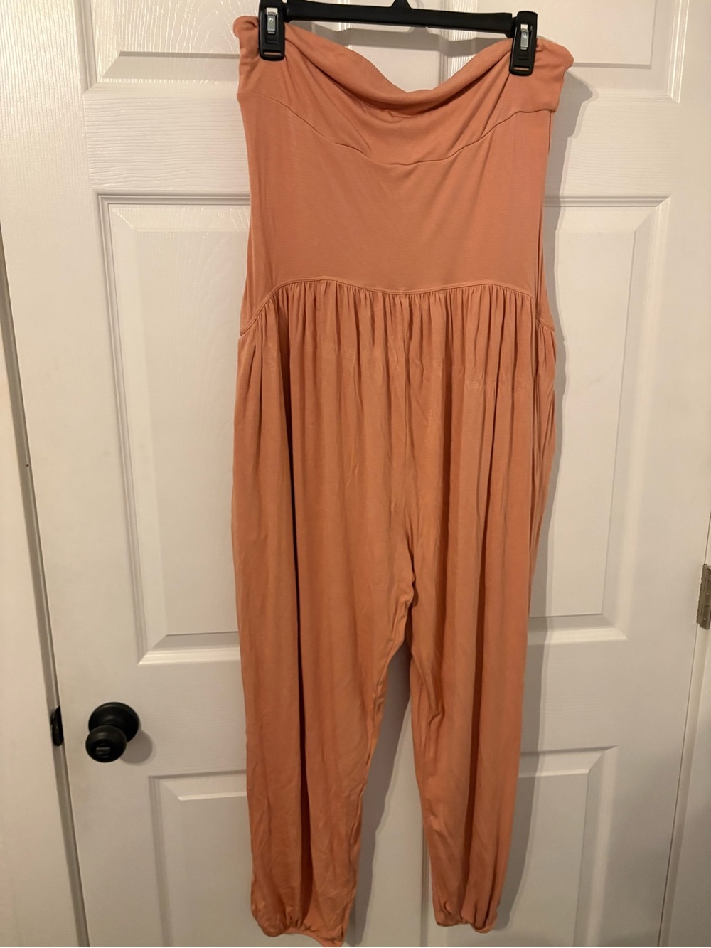 Halara Strapless Peach Jumpsuit